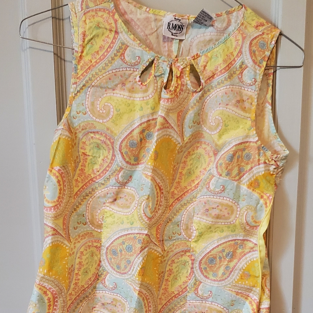 Womens paisley summer top